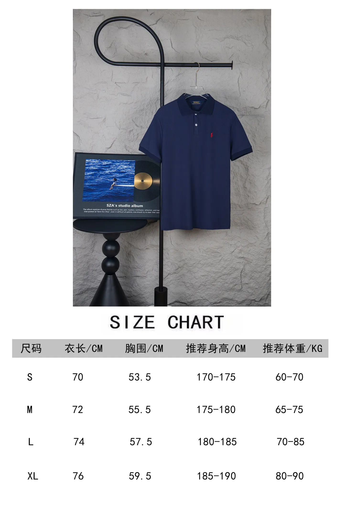 Style number: M080 size chart P130